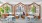 a person sitting  in communal café with work booths and meeting tables J Malden Center luxury apartments for rent Malden MA 