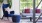 community room with a couch and chairs J Malden Center apartments on Orange line Boston 